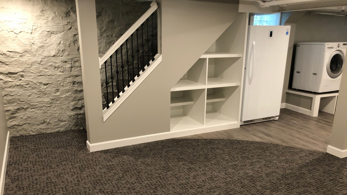 U City Basement Makeover